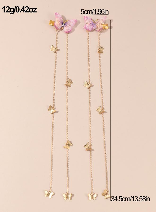 تايك تو مجموعة من 2 مشبك شعر كاجوال - Image 2