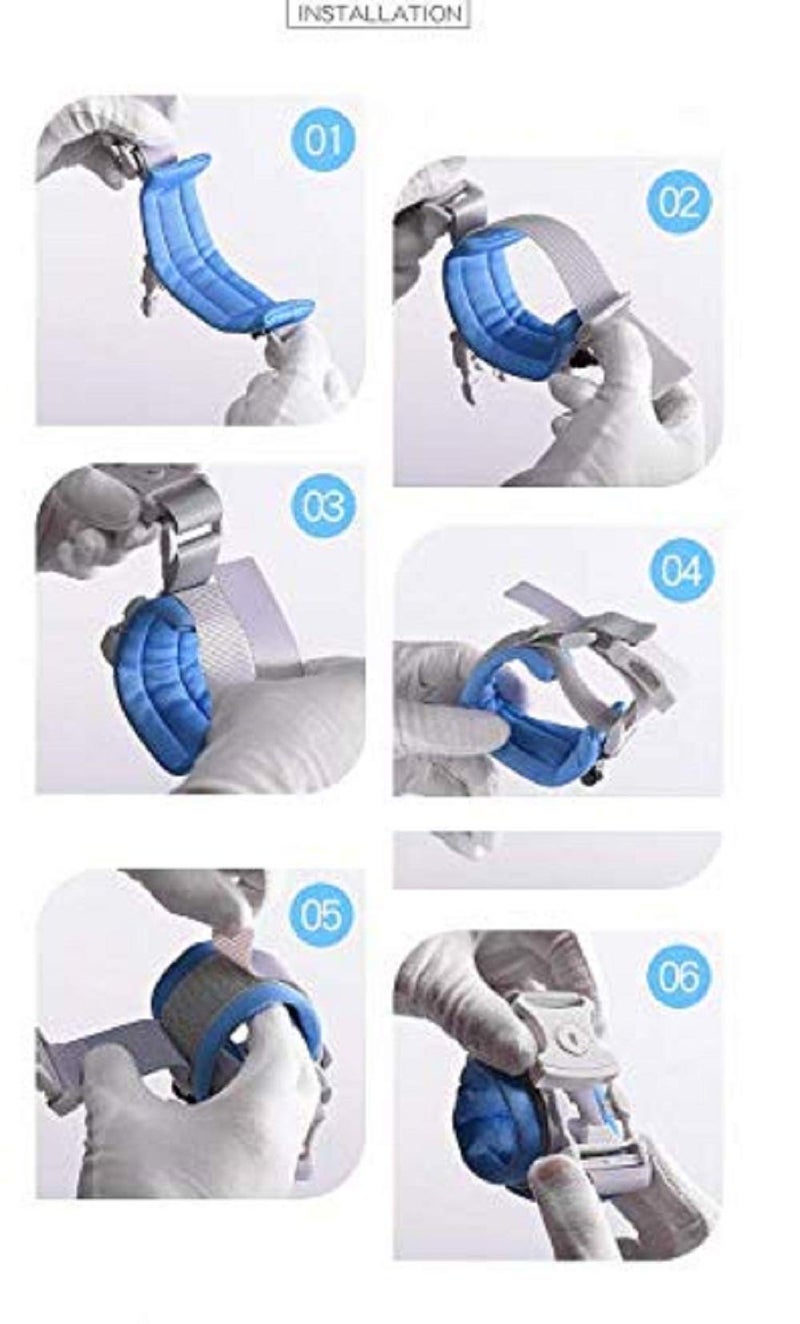 Eidyer Anti Lost Safety Wrist Link Belt, Children Harness Belt Safety Adjustable 1.5M/4.92ft Baby Toddler Reins Safety Strap Leash Walking Hand Belt Elastic Wire Rope Fluorescent and Security Lock - Image 4