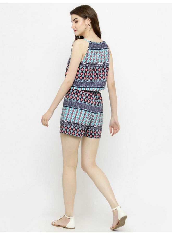 Sera - SERA Women's Jumpsuit (LA2353_Blue_Medium_Skyblue_M) - Image 1