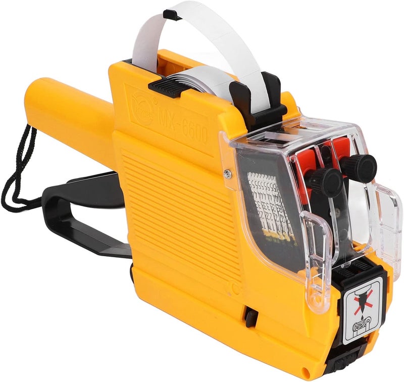 Sorandy Mx-6600 Pricing Label Gun, 10 Digits 2 Lines, Color, Inkjet, Office, Retail, Grocery, Organization, Marking - Image 1