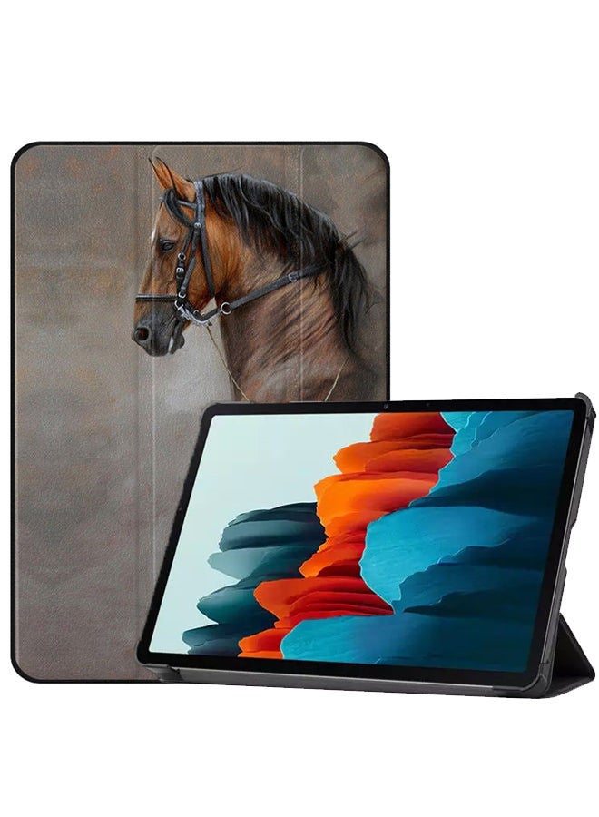 Covernex غطاء واقي قابل للطي لجهاز سامسونج جالاكسي تاب S8 بتصميم حصان عتيق - Image 2