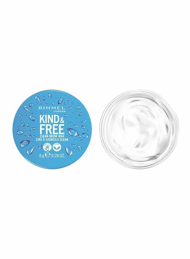 RIMMEL LONDON Kind And Free Universal Natural Brow Wax clear  - Image 1