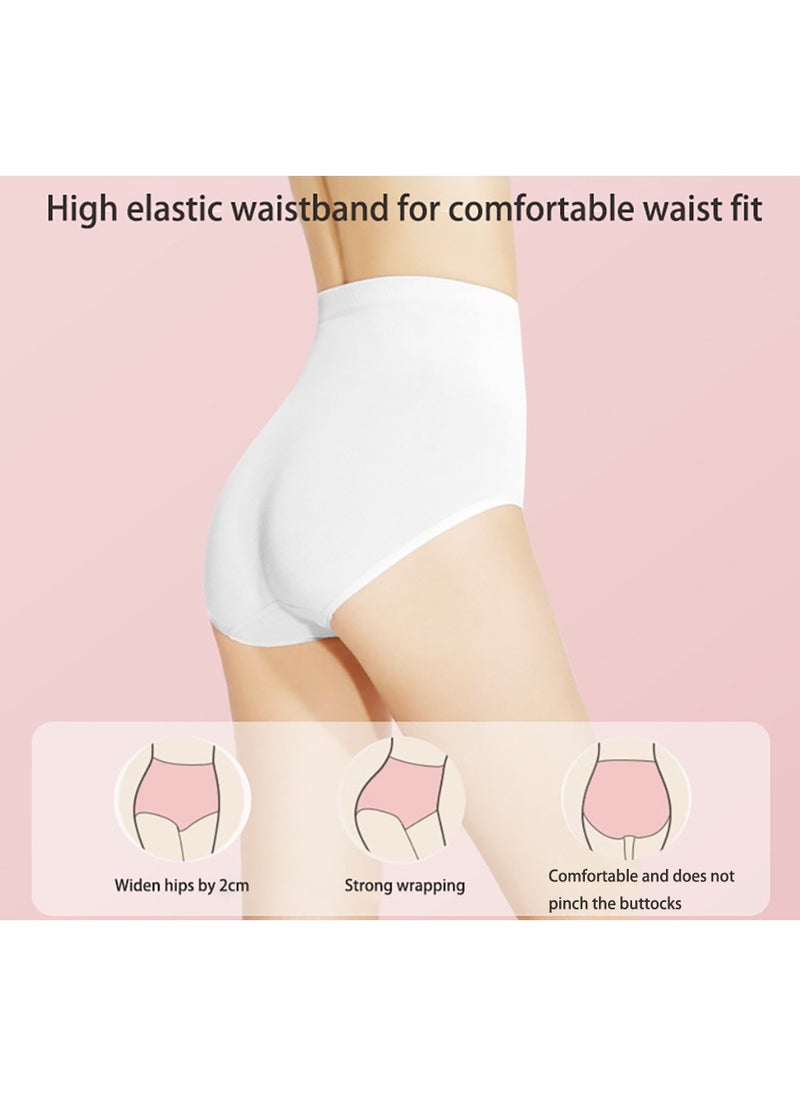 Generic 5PCS Disposable Briefs Women’s Disposable Briefs Pure Cotton Underwear for Travel High Cut Briefs Disposable Maternity Underwear Disposable Panties Girls Travel Underwear Disposable  - Image 2