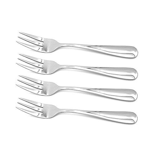 ERCRYSTO Stainless Steel Salad, Dessert & Appetizer Forks (4PCS) - Image 1