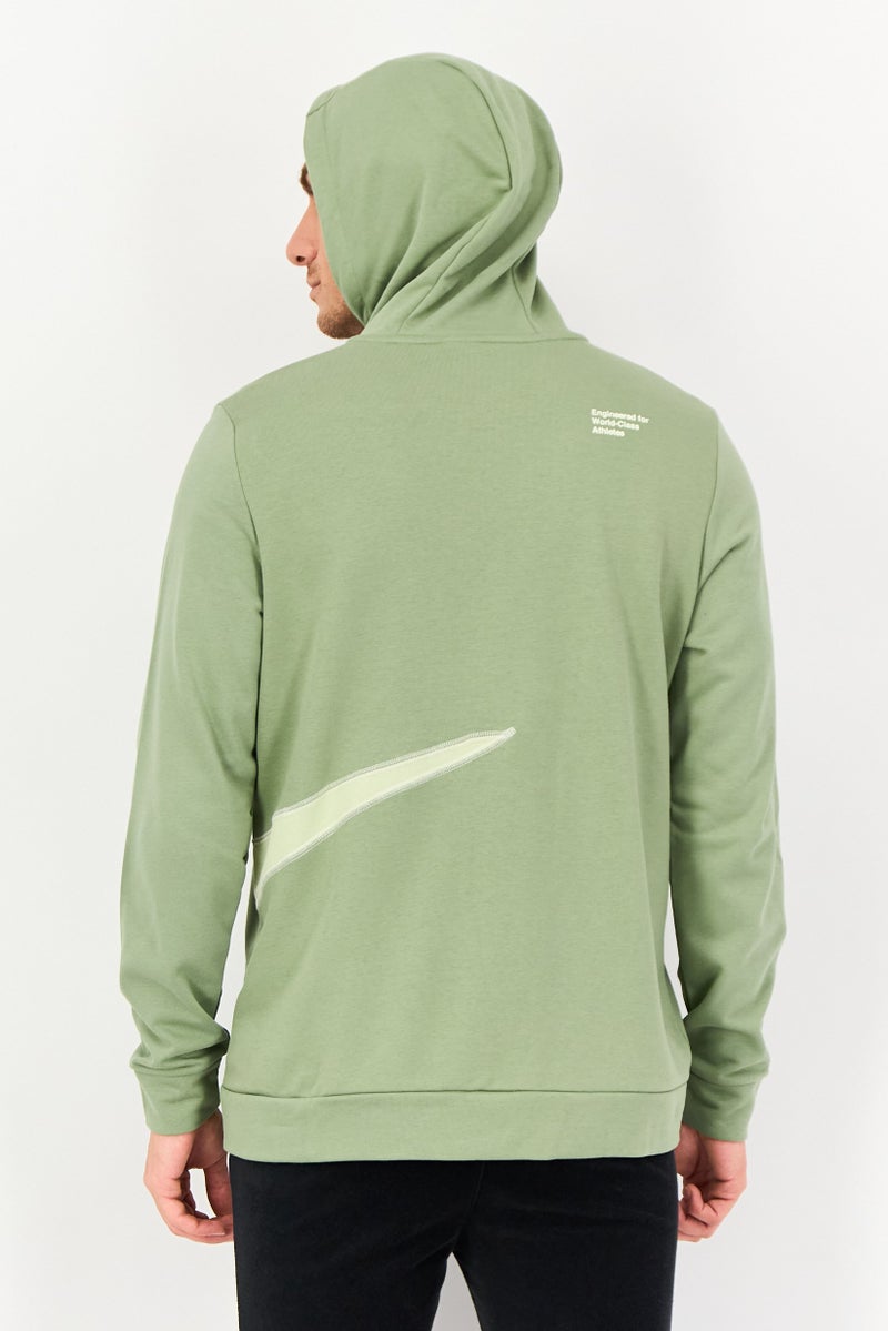 Nike هودي تدريب بأكمام طويلة للرجال بتقنية دري فيت، أخضر - Image 2