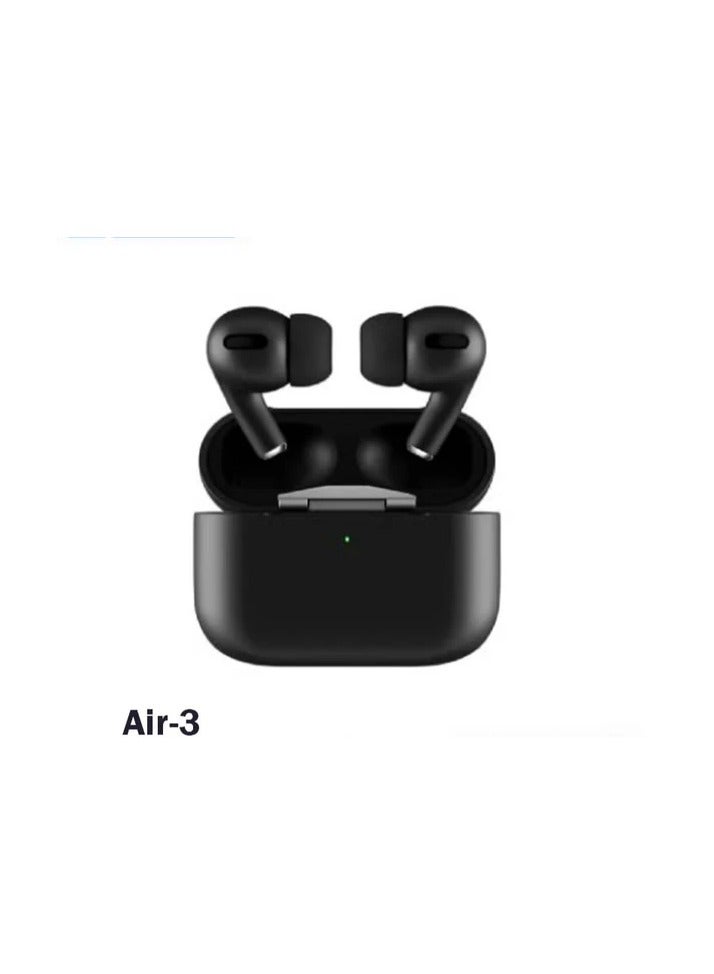 Haino Teko Germany Original Quality Air-3 Wireless In-Ear Bluetooth For iPhones And Androids - Black - Image 1