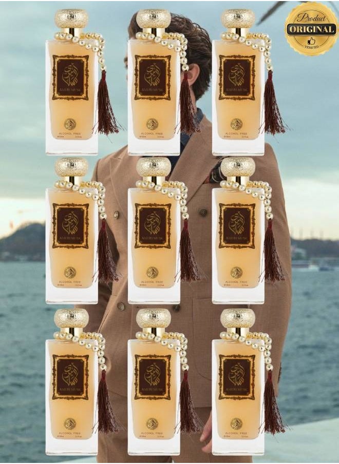 ALFAKHR - 9 Pieces Ameri Musk Perfume 100ML - Image 1