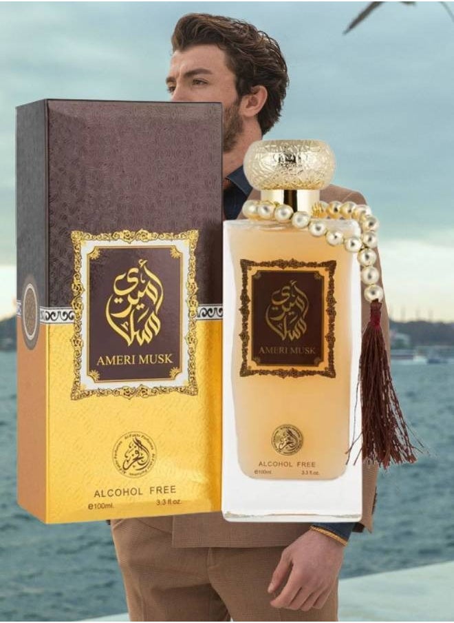 ALFAKHR - 9 Pieces Ameri Musk Perfume 100ML - Image 1