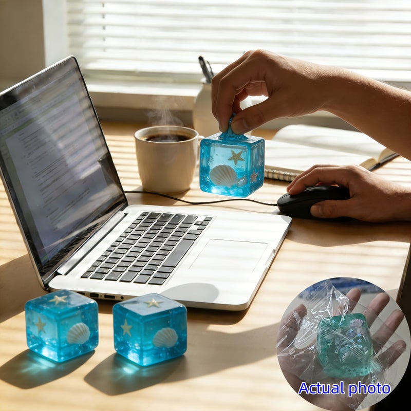 جزيرة الصدف لعبة الضغط 3D زينة كرتونية فك الضغط مكعب سحري محاكي لعبة الضغط العشوائي لتفريغ التوتر أداة تصغير عشوائية لا نهائية للمتعة والاسترخاء - Image 5
