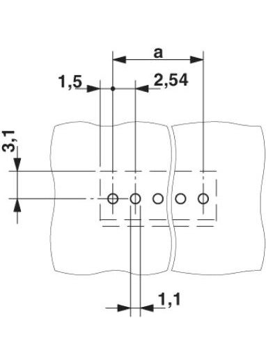 PCB Terminal Block - Mpt 0.5/ 5-2.54 Standard