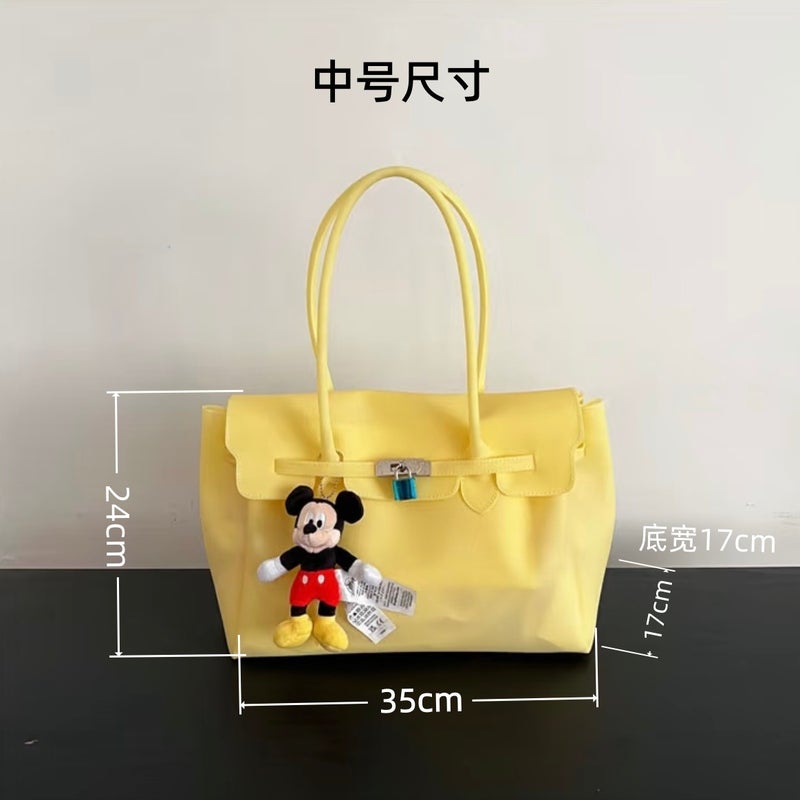 Medium Jellyfirkin Kiiikiii PVC Shoulder Tote Bag - Image 4