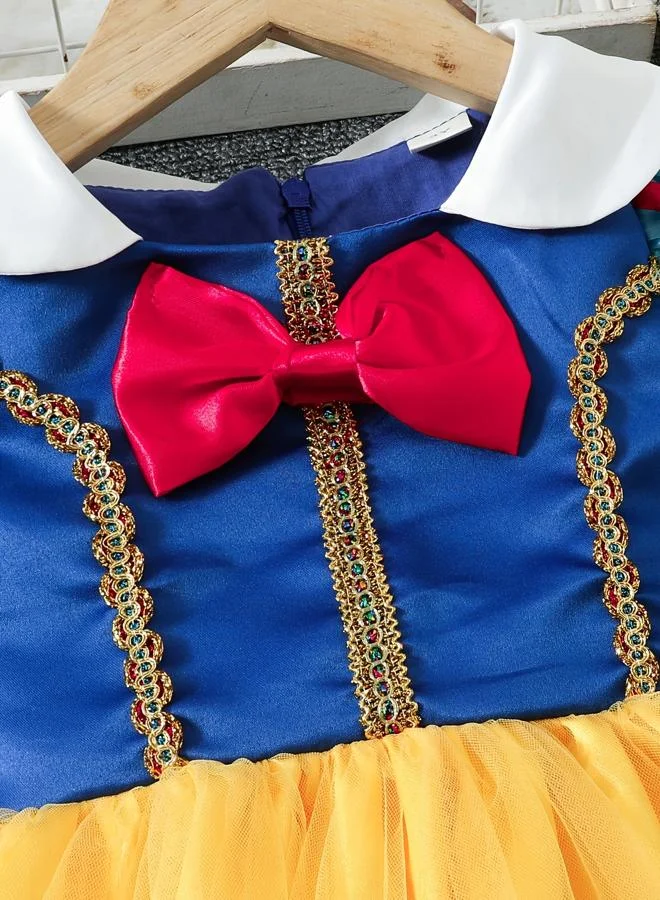 Take Two Take Two Snow White Short Sleeve Knee Length Dress