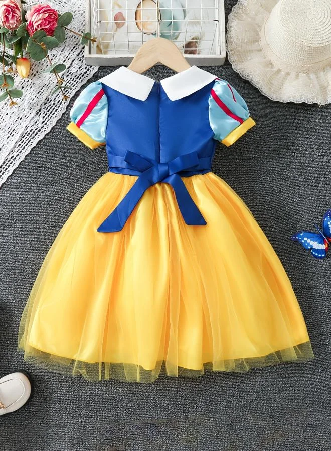 Take Two Take Two Snow White Short Sleeve Knee Length Dress