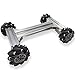 SmaringRobot Professional Smart 4WD Metal Robot Car Chassis Kit with 97mm Mecanum Wheels DIY RC Robotic Moving Platformfor AGV School Eduactional Science Kits Remote Control Robotic STEAM Model Experiment - Image 3