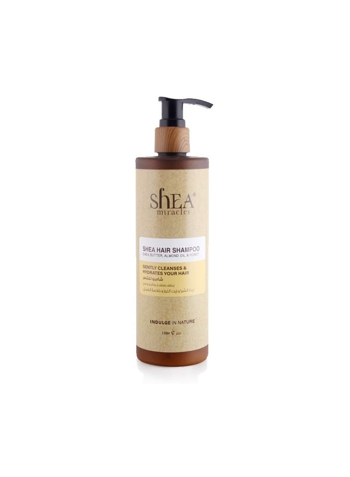 ShEA miracles Hair Shampoo Almond Oil & Honey 1Liter