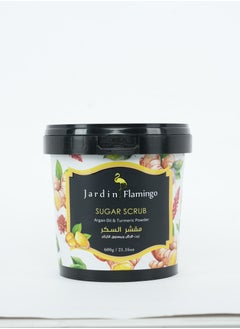 Jardin Flamingo Sugar Scrub 600g - Argan Oil & Turmeric Powder  - Image 1