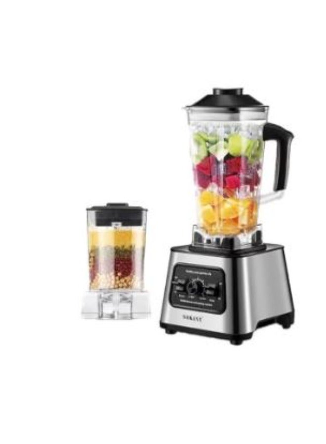 sokany Multi-Purpose Blender, 2.5 Liter, 6000 Watt, Black - SK-999N - Image 1