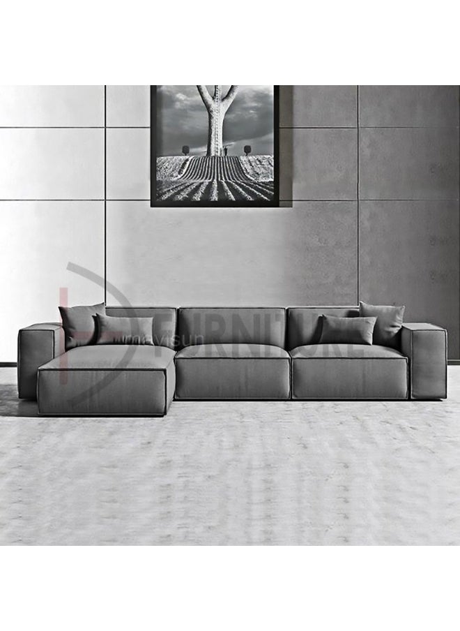 DIVINE FURNITURE L Shape Modular Sectional Sofa  - Image 1