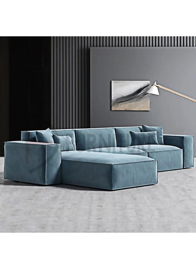 DIVINE FURNITURE L Shape Modular Sectional Sofa  - Image 3