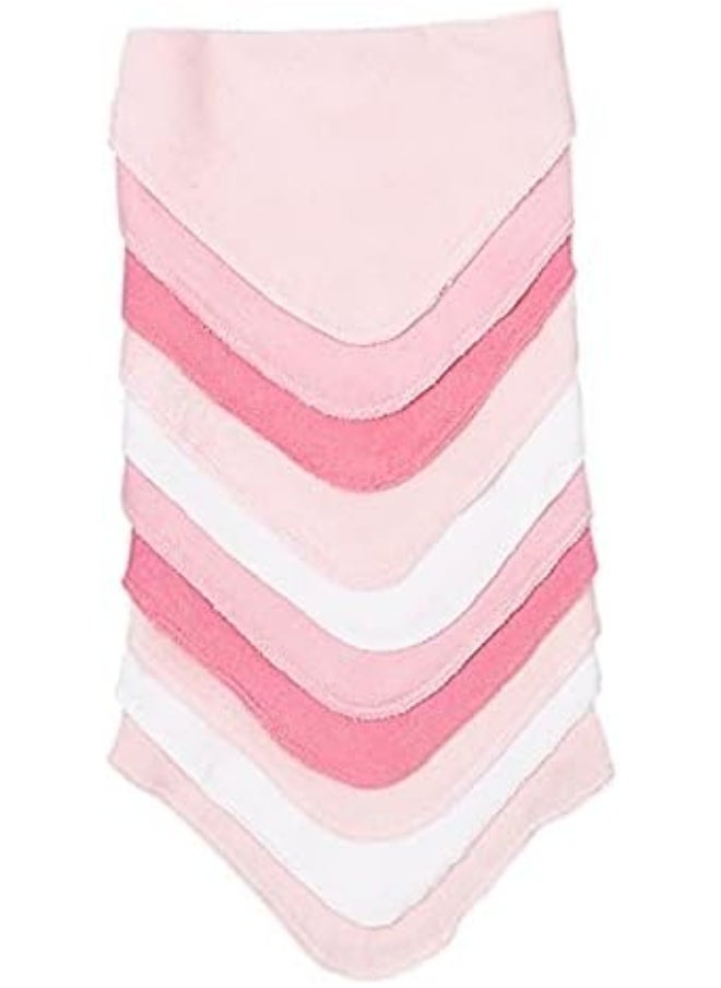 Spasilk Spasilk Washcloth Wipes Set for Newborn Boys and Girls, Soft Terry Washcloth Set, Pack of 20, Pink  - Image 2