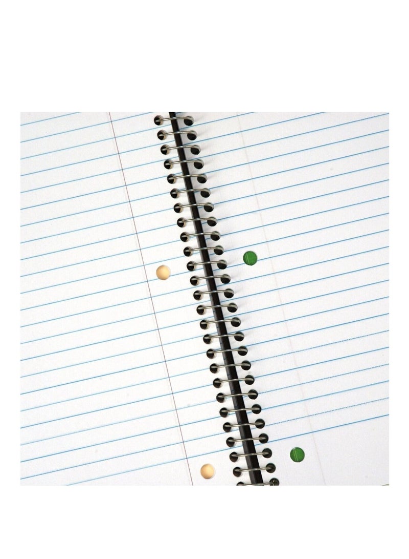 Exceed 1-Subject Single Line Spiral Notebook Red Cover - Image 2