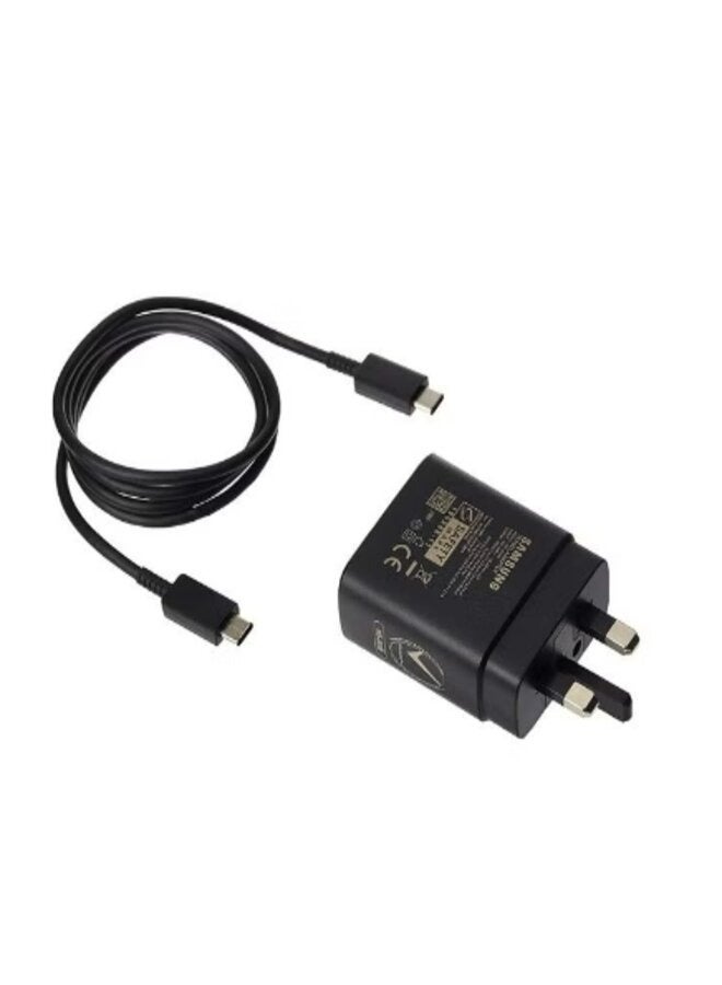 ICS Type C Fast Charger For Samsung Black 45W