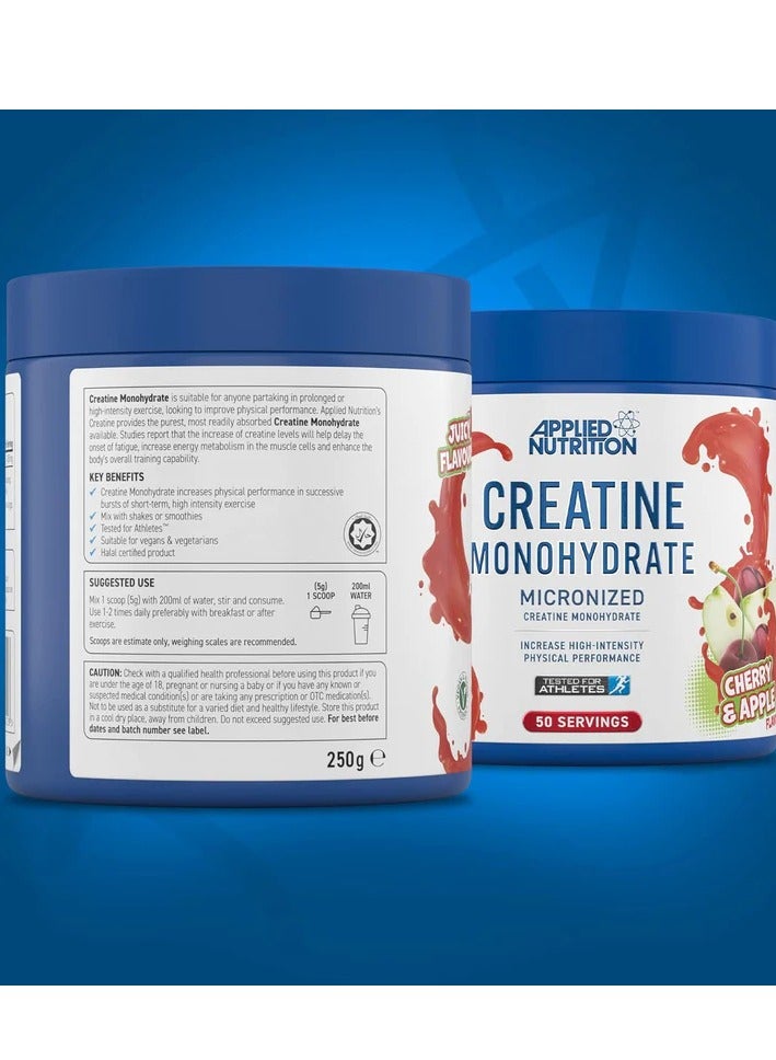Applied Nutrition Creatine Monohydrate Micronized Powder 250 Gm Cherry And Apple - Image 2