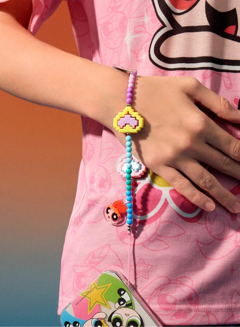 Beaded Phone Strap in the Shape of Powerpuff Girls Design - Image 5