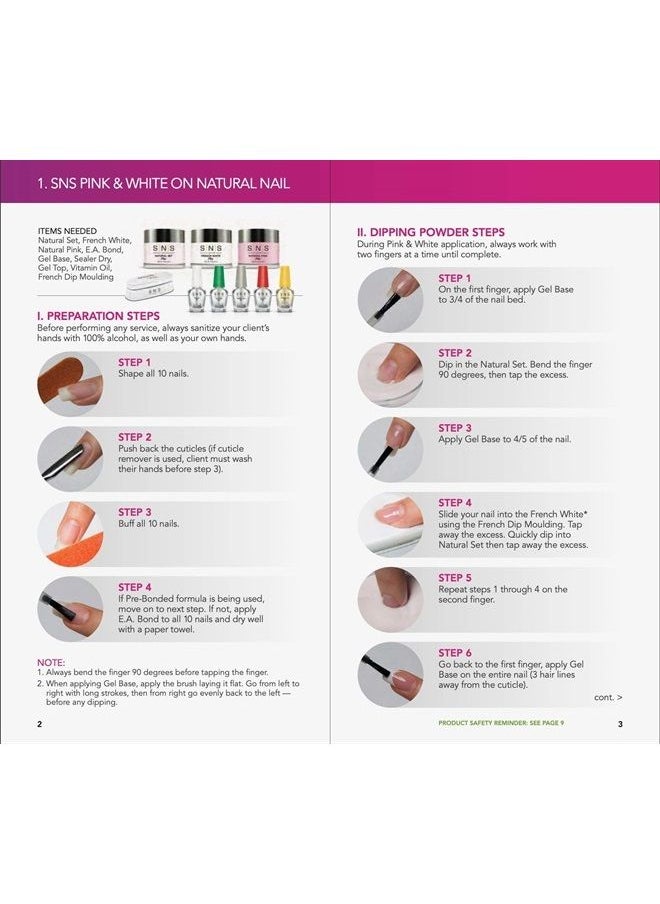 SNS Healthy Natural Nails - SNS Nail Dip Powder, French White (Natural/Nudes, White, Sheer) - Long-Lasting Acrylic Nail Color & Polish Lasts up to 14 days - Low-Odor & No UV Lamp Needed - 2 Oz - Image 1
