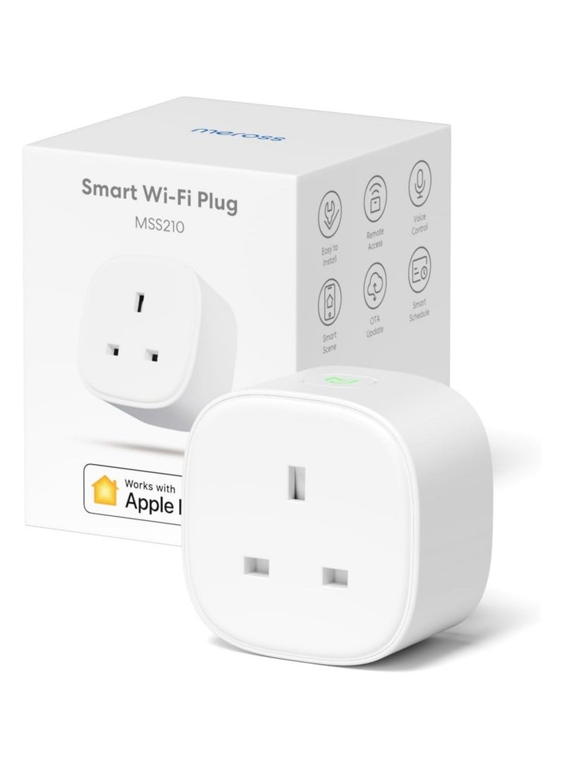 ميروس Meross Smart Wi-Fi Plug without emergency monitoring, MSS210HK(UK Version) - Image 1
