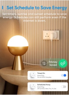 meross Meross Smart Wi-Fi Plug without emergency monitoring, MSS210HK(UK Version)  - Image 3