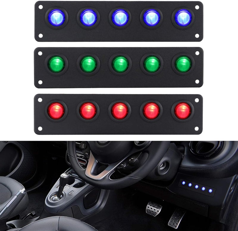 Wivplex Waterproof 5 Gang Toggle Switch Panel - Image 5