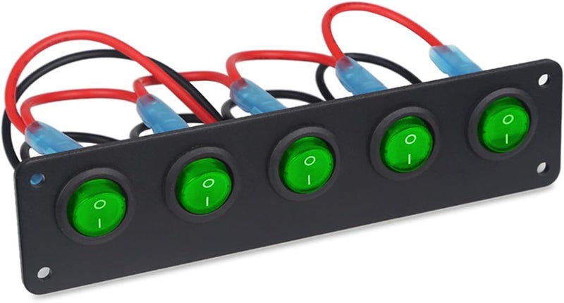 Wivplex Waterproof 5 Gang Toggle Switch Panel - Image 1