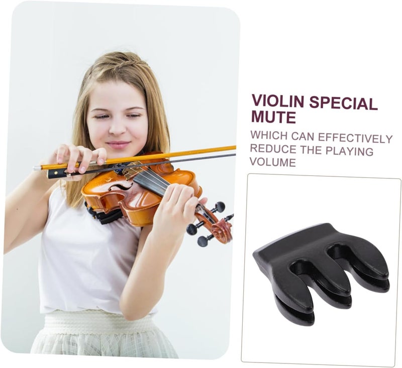 TOYANDONA Sturdy Metal Violin Sordino Practice Violin Mute Fiddle Practice Accessories - Image 5