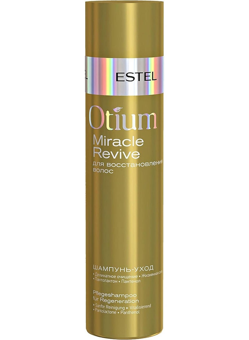 Estel Miracle Revitalizing Shampoo for Damaged and Weak Hair, Deep Repair and Strengthening Formula with Keratin Complex, Restores Smoothness and Elasticity, Daily Nourishing Care, 250ml