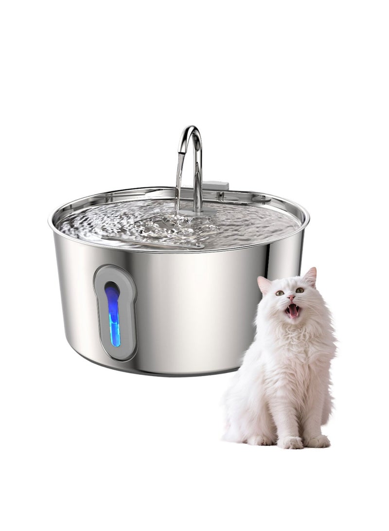 كيدل 4L تلقائي Cat نافورة المياه الحيوانات الأليفة موزع المياه للقطط والكلاب في الأماكن الداخلية مع نافذة مستوى المياه - Image 1