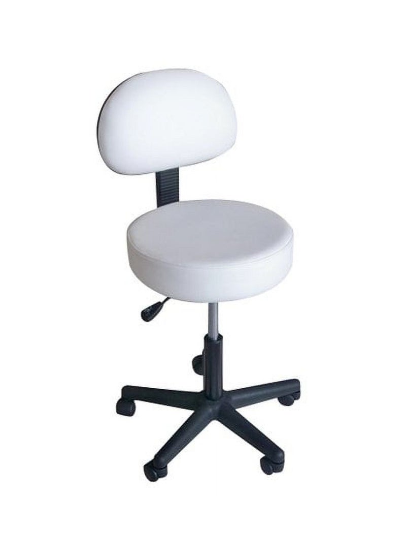 LA PERLA TECH  - Multi-Purpose Drafting Swivel Rolling Stool Spa Bar office Stool With Back Rest  And Wheels - Image 1