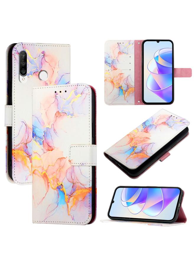 Zaboon Case For Huawei P30 lite / nova 4e PT003 Marble Pattern Flip Leather Phone Case - Image 1