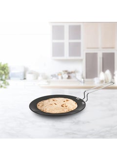 MILTON Pro cook MILTON Pro cook 26 cm Tava Hard Anodized Tawa with Stainless Steel Wired Handle for ParathaChapathiRoti Metal Spoon Friendly Dark Grey 3 Years Warranty  - Image 4