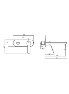 DANUBE HOME Milano Tella Concealed Basin Mixer | Brass Basin Mixer | Single Tap Wash Basin Mixer Sink Faucet For Bathroom Faucet Vanity Lavatory - Chrome  - Image 3