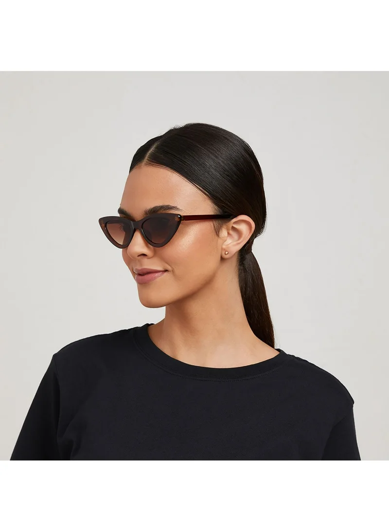 Blackout GWEN Women Brown Sunglasses - Frame Material: Thermoplastic Rubber (TR90) - Frame Color: Brown - Lens Color: Brown - Full Rim