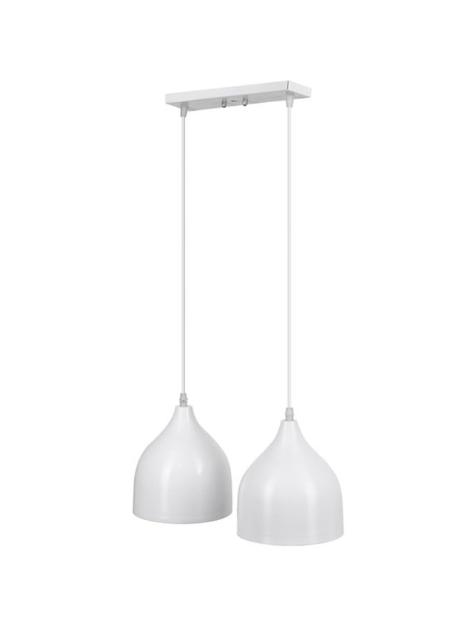 Naomi Double Ceiling Lamp | modern decorative LED E27 pendant light ceiling lamp hanging | suitable for any room | Color: White | Size: 70x36 cm