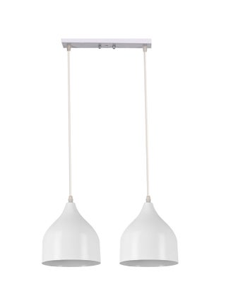 Naomi Double Ceiling Lamp | modern decorative LED E27 pendant light ceiling lamp hanging | suitable for any room | Color: White | Size: 70x36 cm - pzsku/Z3FC7502E423390A78A83Z/45/_/1696773842/d6909128-d87c-46fe-8477-e9b843d7d91e
