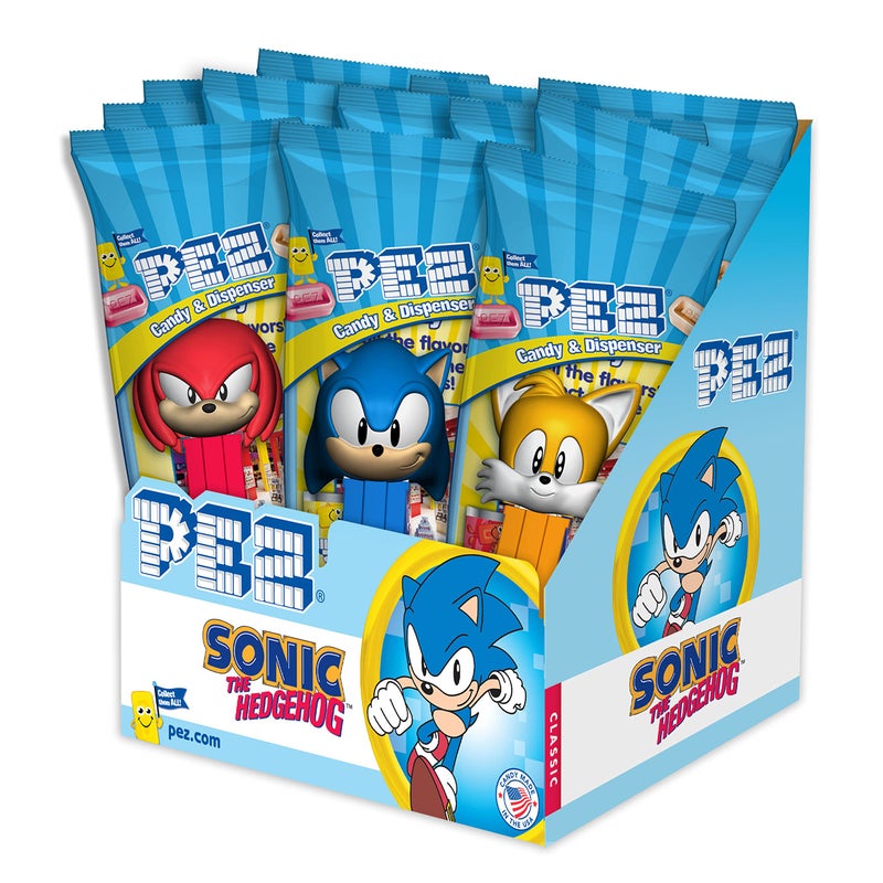 PEZ Sonic The Hedgehog, 0.58-Ounce Assorted Candy Dispensers (Individually Wrapped, Pack of 12) - Image 4