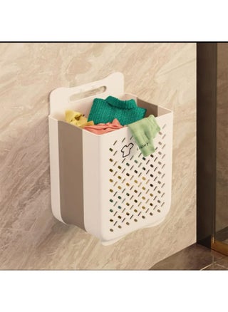 Plastic Hanging Laundry Basket with Carrying Handle Space Saving Wall Hanging Durable Dirty Clothes Organizer - pzsku/Z3FC76ADFE5F19FFD1276Z/45/_/1663829140/f936b143-0a26-41a2-81de-a649cac24ad8