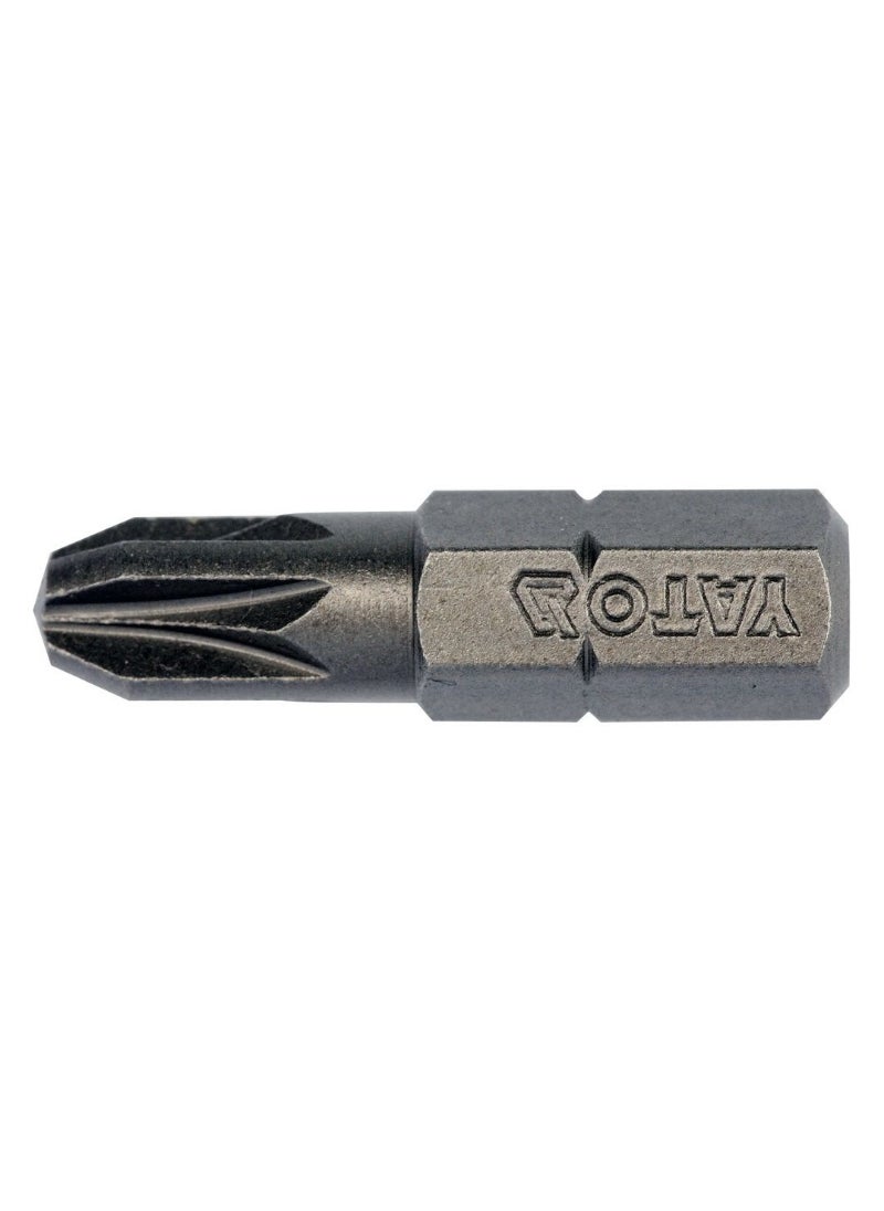 Yato YATO Screwdriver Bits 1/4"x25mm PZ3 10pcs/Box YT-78136 