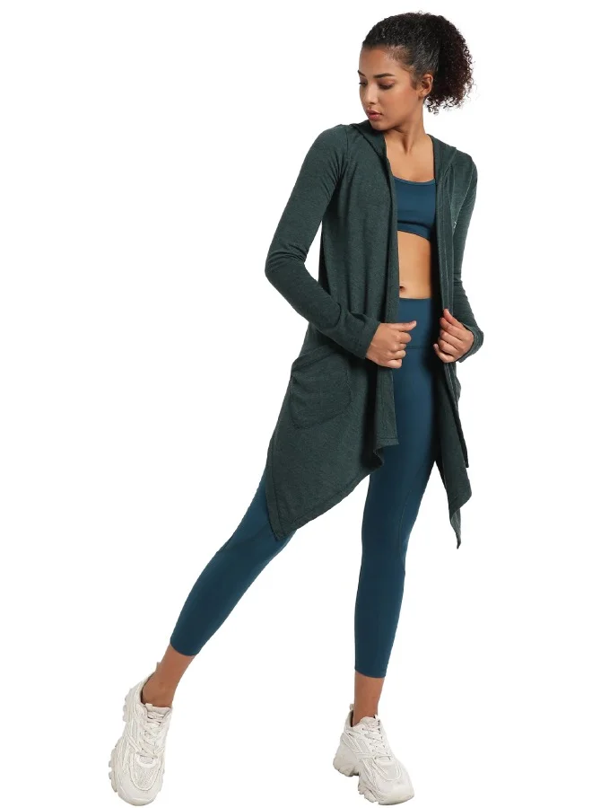 زيسي Women's Long Hooded Shrug
