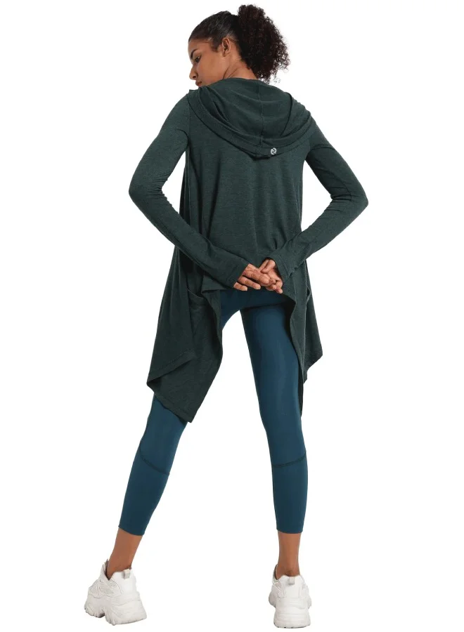 ZAECY Women's Long Hooded Shrug