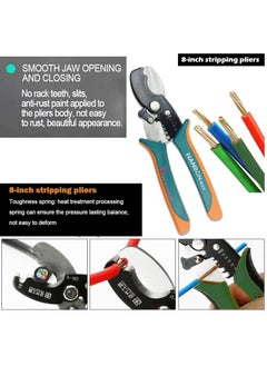 Malfah Enterprises Malfah Wire Stripping Plier 175 Mm Round Nose Plier Length 7 Inch Hanbon 86302  - Image 3