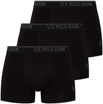 يو اس بولو اسن بوكسرات رجالي 3 قطع أسود من BASE. Polo Assn.